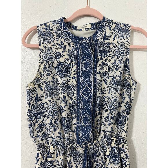 MADEWELL blue silk journey dress size XS - Picture 6 of 11